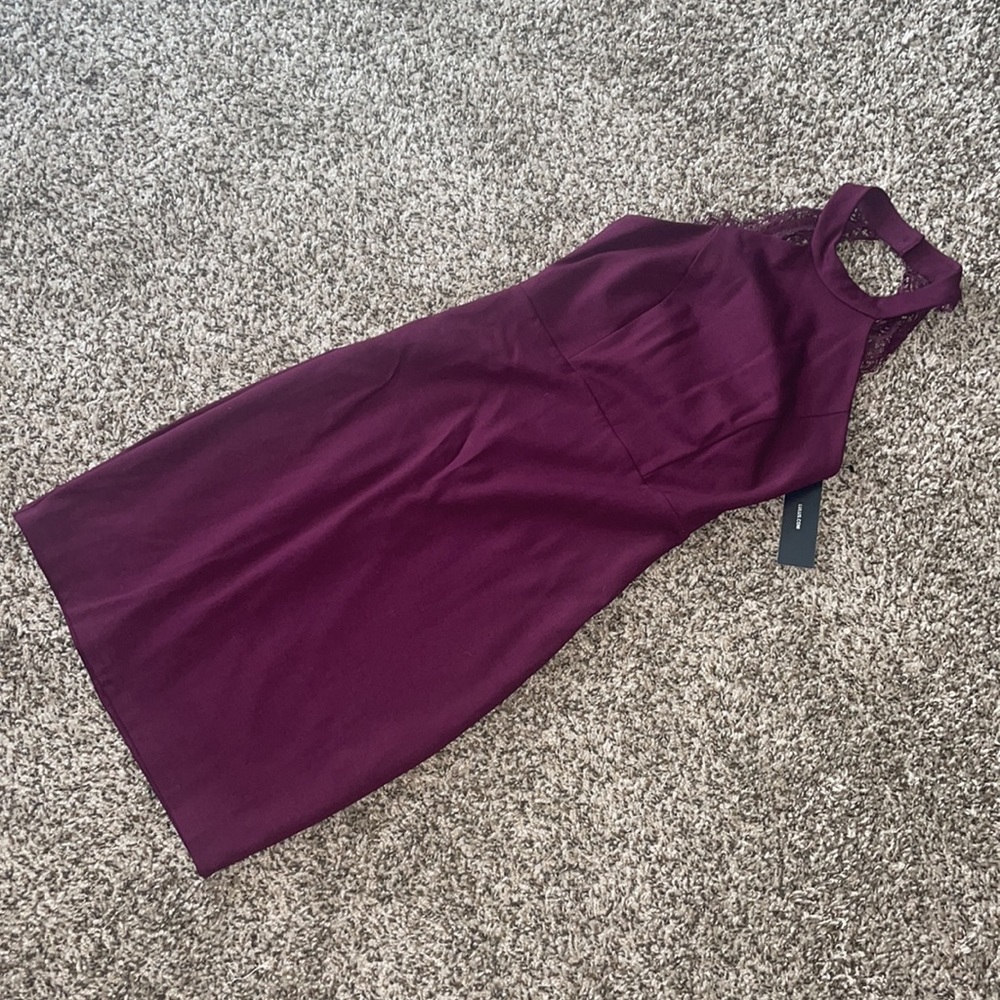 Endlessly Alluring Plum Purple Lace Bodycon Dress - Picture 4 of 5